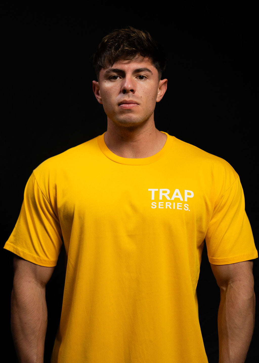 YELLOW WHITE TRAP SERIES T-SHIRT