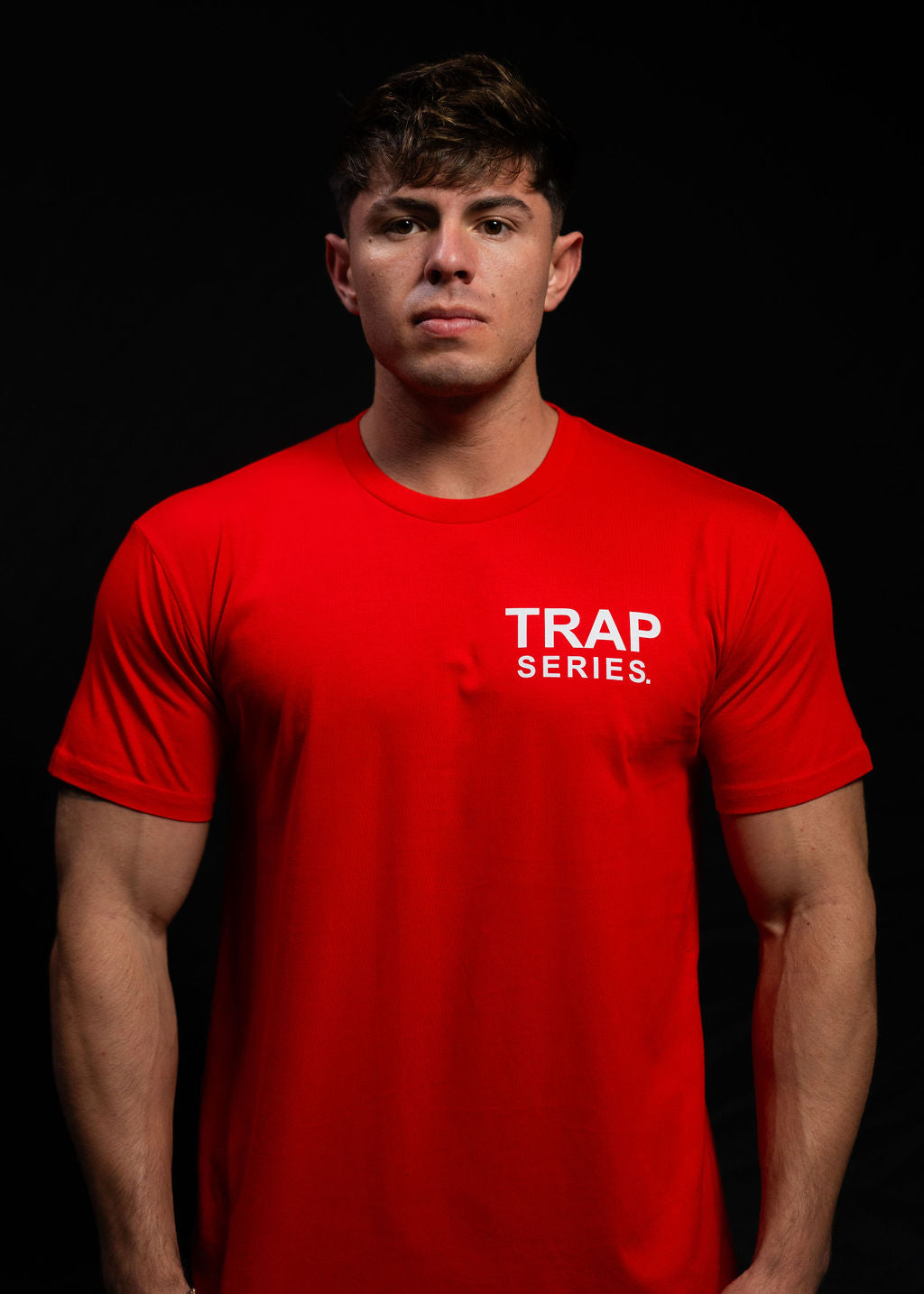 RED WHITE TRAP SERIES T-SHIRT