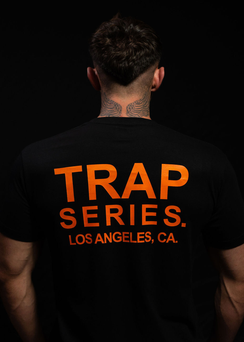 BLACK ORANGE TRAP SERIES T-SHIRT