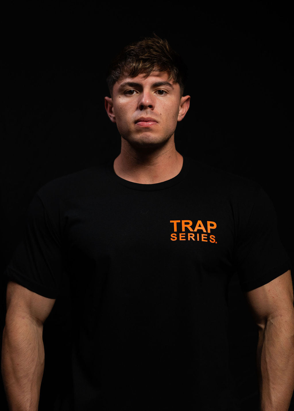 BLACK ORANGE TRAP SERIES T-SHIRT