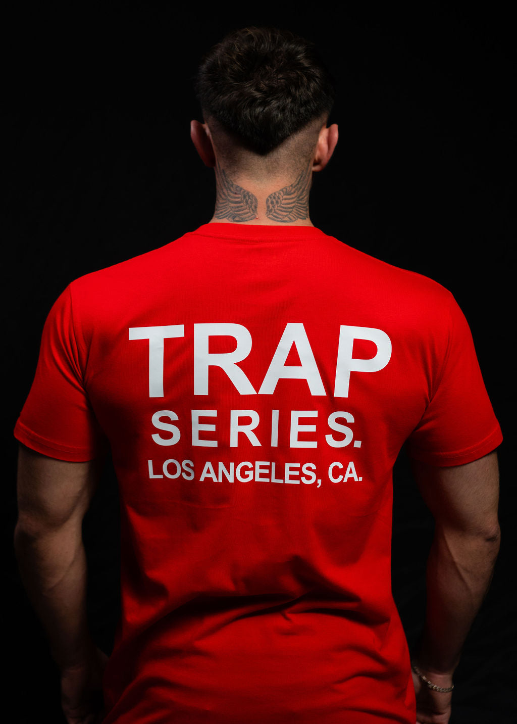 RED WHITE TRAP SERIES T-SHIRT